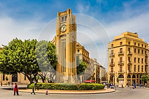 Nijmeh Square downtown Beirut Lebanon