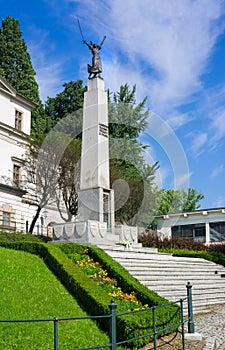 Nike cieszynska - Memorial to Polish Silesian legionnaires, Cieszyn, Poland photo