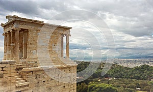 Nike temle in Acropolis photo