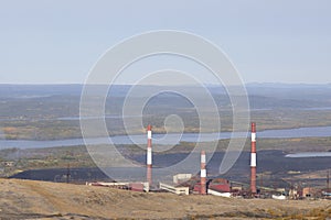 Nikel, a city in the Murmansk region