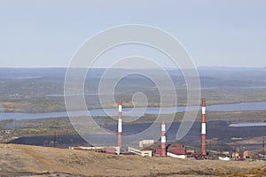 Nikel, a city in the Murmansk region photo