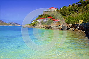 Nikki beach in St Barths, Caribbean