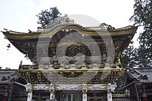 Nikko, 11th may: Yomeimon Gate from Toshogu Shrine Temple in Nikko National Park of Japan