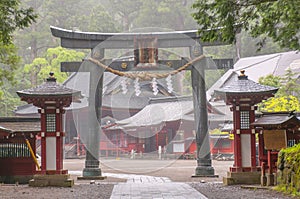 Nikko Futarasan shrine located between Tosho gu shrine and Taiyu in Mausoleum in the Shrines