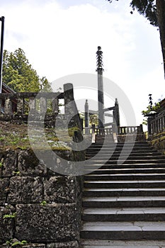 Nikko, Japan, 11th may: Rinnoji Treasure House from Toshogu Shrine Temple in Nikko National Park of Japan