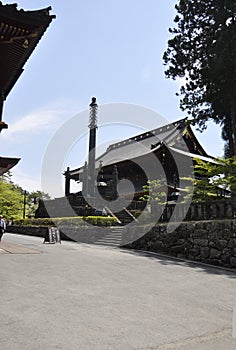 Nikko, Japan, 11th may: Rinnoji Treasure House from Toshogu Shrine Temple in Nikko National Park of Japan