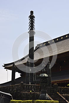 Nikko, Japan, 11th may: Rinnoji Treasure House from Toshogu Shrine Temple in Nikko National Park of Japan