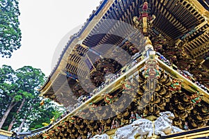 Nikko Toshogu Shrine temple in Nikko, Japan.