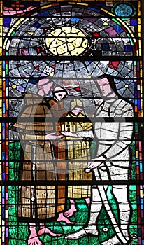 Nikola Frankopan with Franciscans