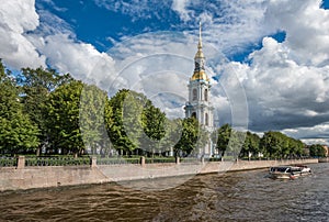 Nikolsky Marine sobor or St.Nicholas Cathedral, St.Petersburg, R photo