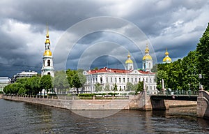 Nikolsky Marine sobor or St.Nicholas Cathedral, St.Petersburg, Russia