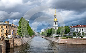 Nikolsky Marine sobor or St.Nicholas Cathedral, St.Petersburg, Russia photo