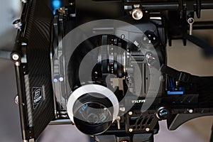 Nikon camera rig side view