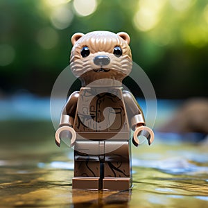 Nikon D850 Style Bear Minifigure: Clever Wit In Cryptid Academia
