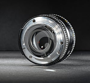 nikon 50mm lens rear mount view..