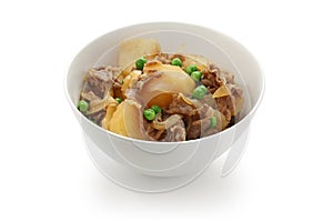 Nikujaga , simmered beef and potatoes , japanese f