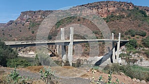 Nile bridge in amhara region, Ethiopia