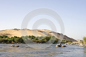 Nile River ,Aswan