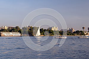 Nile river, Luxor Egypt