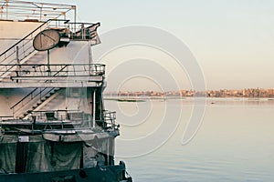 Nile River Serenity: Luxor Port at Dawn