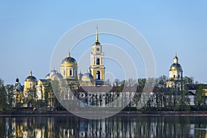 Nilo Stolobenskyi monastery in Svetlitsa, Russia on Seliger lake