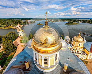 Nilov Monastery, Lake Seliger, Tver region, Russia.