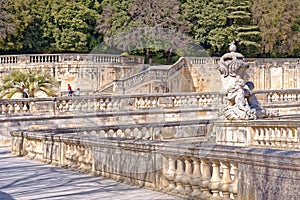 Nimes, fountain gardens