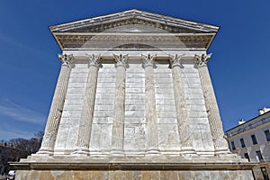 Nimes, france: Roman temple, Maison Carree