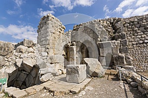 Nimrod Fortress Ruins gate