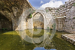 Nimrod Fortress Ruins water reservoir