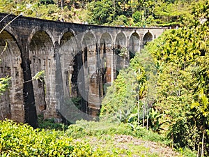 It is the nine arched bridge that attracts the tourists