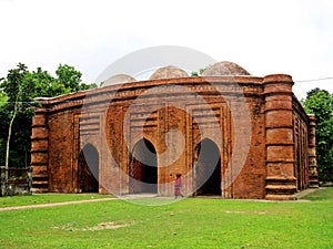 Nine Dome Mosque, Bagarhat, Bangladesh