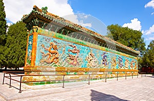 Nine-Dragon Screen in Beihai Park