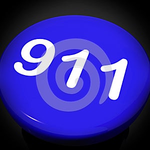 Nine One Switch Shows Call Emergency Help Rescue 911