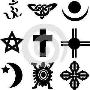 Nine Religious Symbols