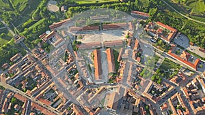 Nine-sided town wall or star fort of Palmanova