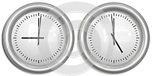 Nine to five two clocks