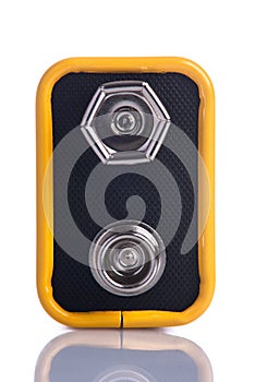 Nine Volt Battery Isolated on White