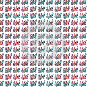 Ninepins , gift or cloth paper, pattern, repeating pattern