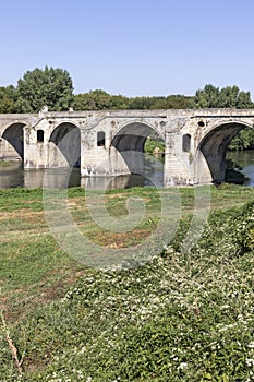 Nineteenth-century bridge over the Yantra River in Byala, Bulgaria