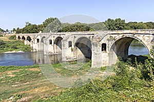 Nineteenth-century bridge over the Yantra River in Byala, Bulgaria