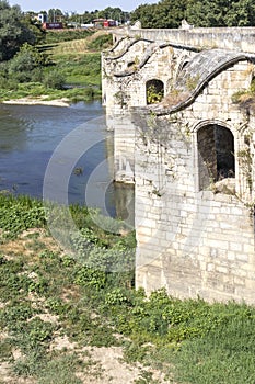 Nineteenth-century bridge over the Yantra River in Byala, Bulgaria