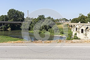 Nineteenth-century bridge over the Yantra River in Byala, Bulgaria