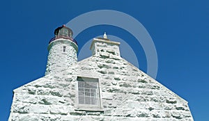 Nineteenth century lighthouse and keeper's house