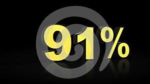 91 % percentuale  un'immagine tridimensionale creata utilizzando un modello computerizzato 