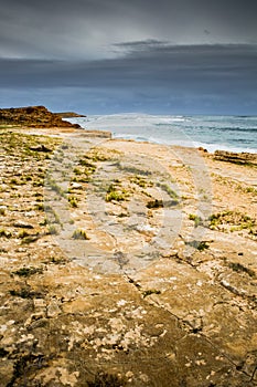 Ningaloo Reef Australia beach sea shore storm winter