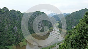 Ninh Binh landscape in Vietnam