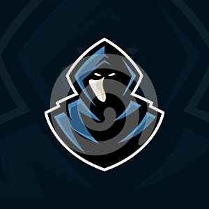 Ninja esport team logo gaming artwork badge