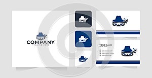 Ninja Hacker Logo Design Template