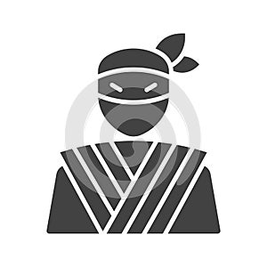 Ninja icon vector image.